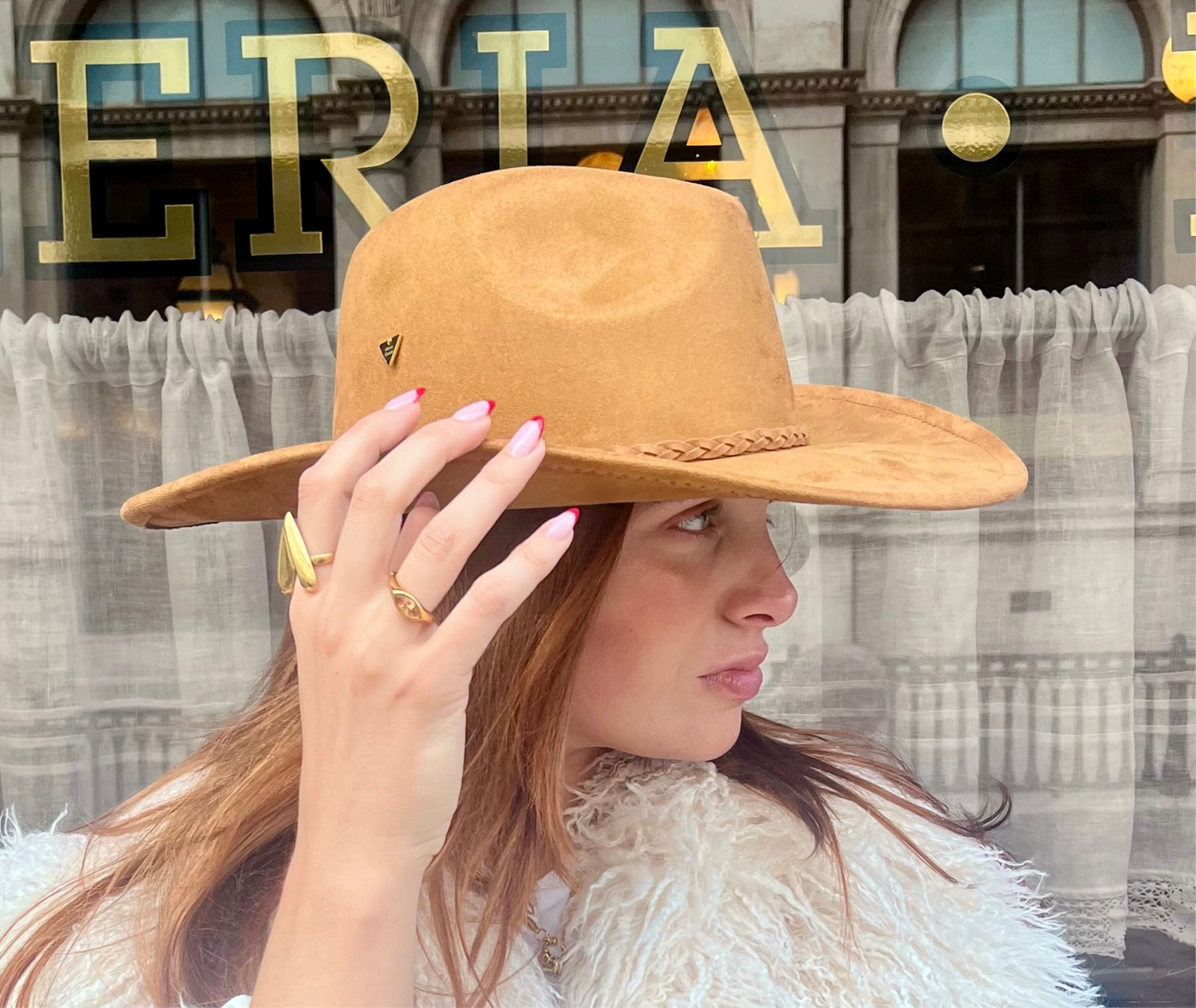 Saddle Suede Cowboy Hat – Adjustable
