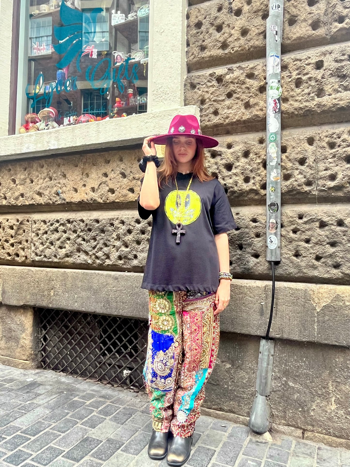 Solaris Burgundy Sun Fedora