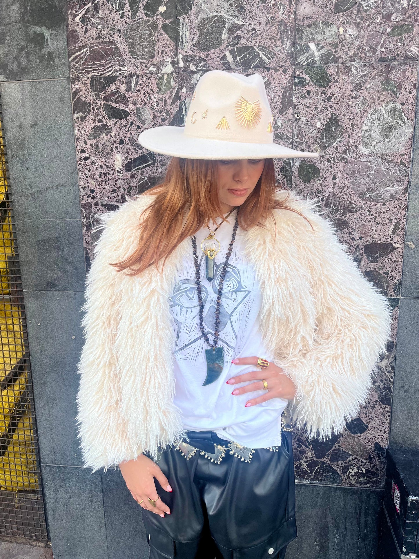 Cream Celestial Fedora – Moon Dance Collection