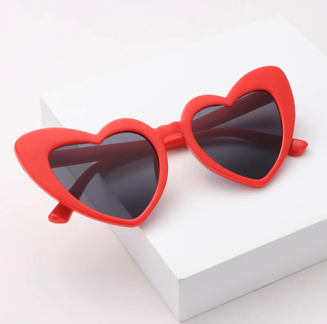 Red Love Heart Sunglasses