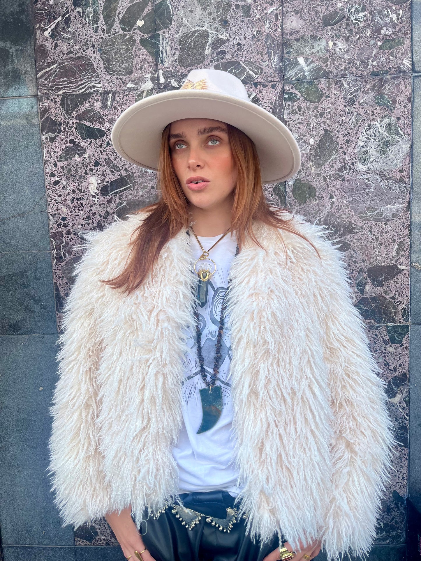 Cream Celestial Fedora – Moon Dance Collection