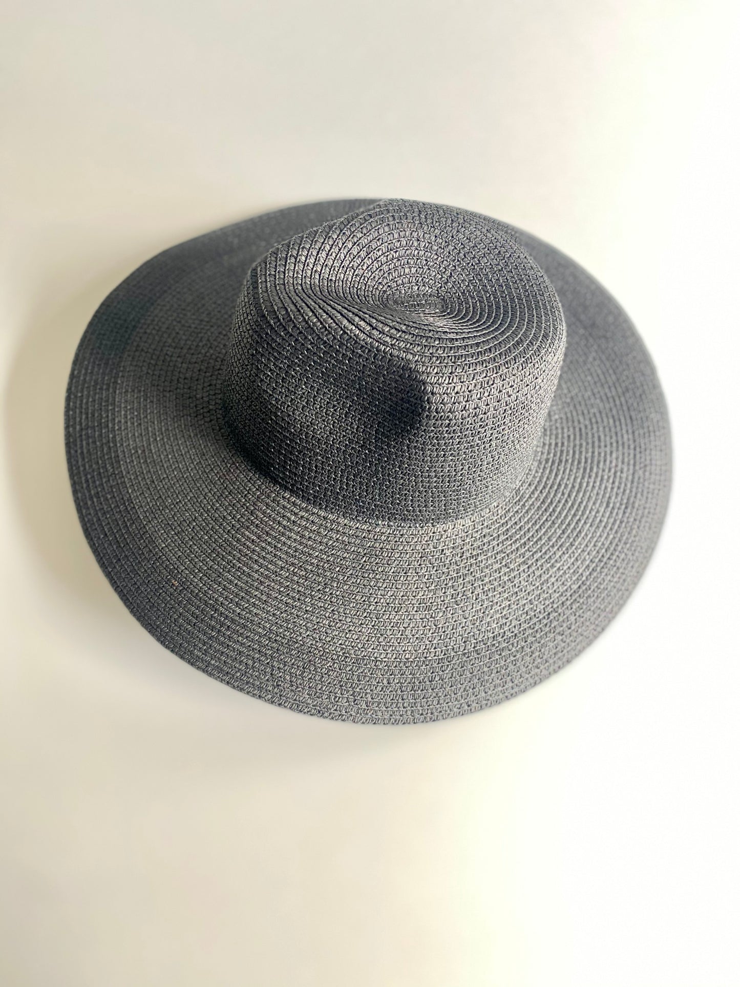 Summer Basics Wide Brim Fedora – Black