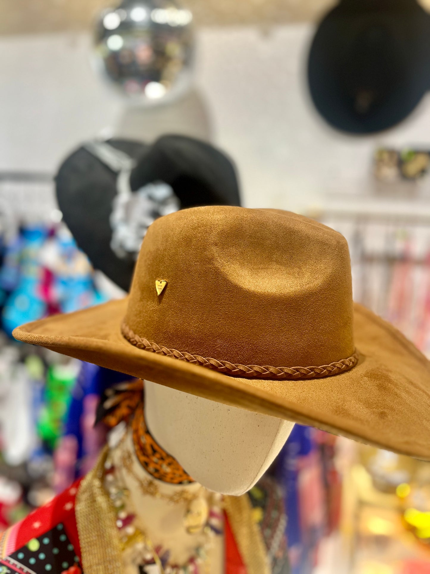 Saddle Suede Cowboy Hat – Adjustable