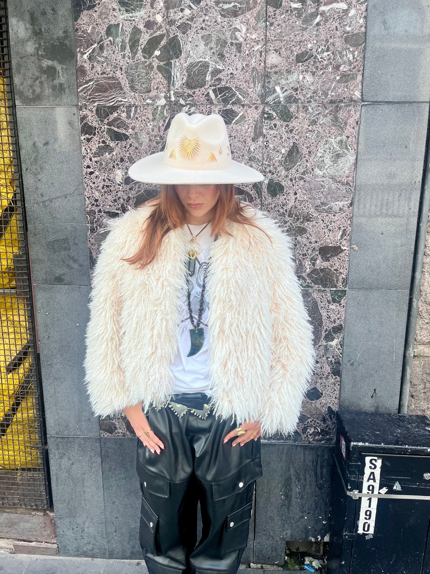 Cream Celestial Fedora – Moon Dance Collection