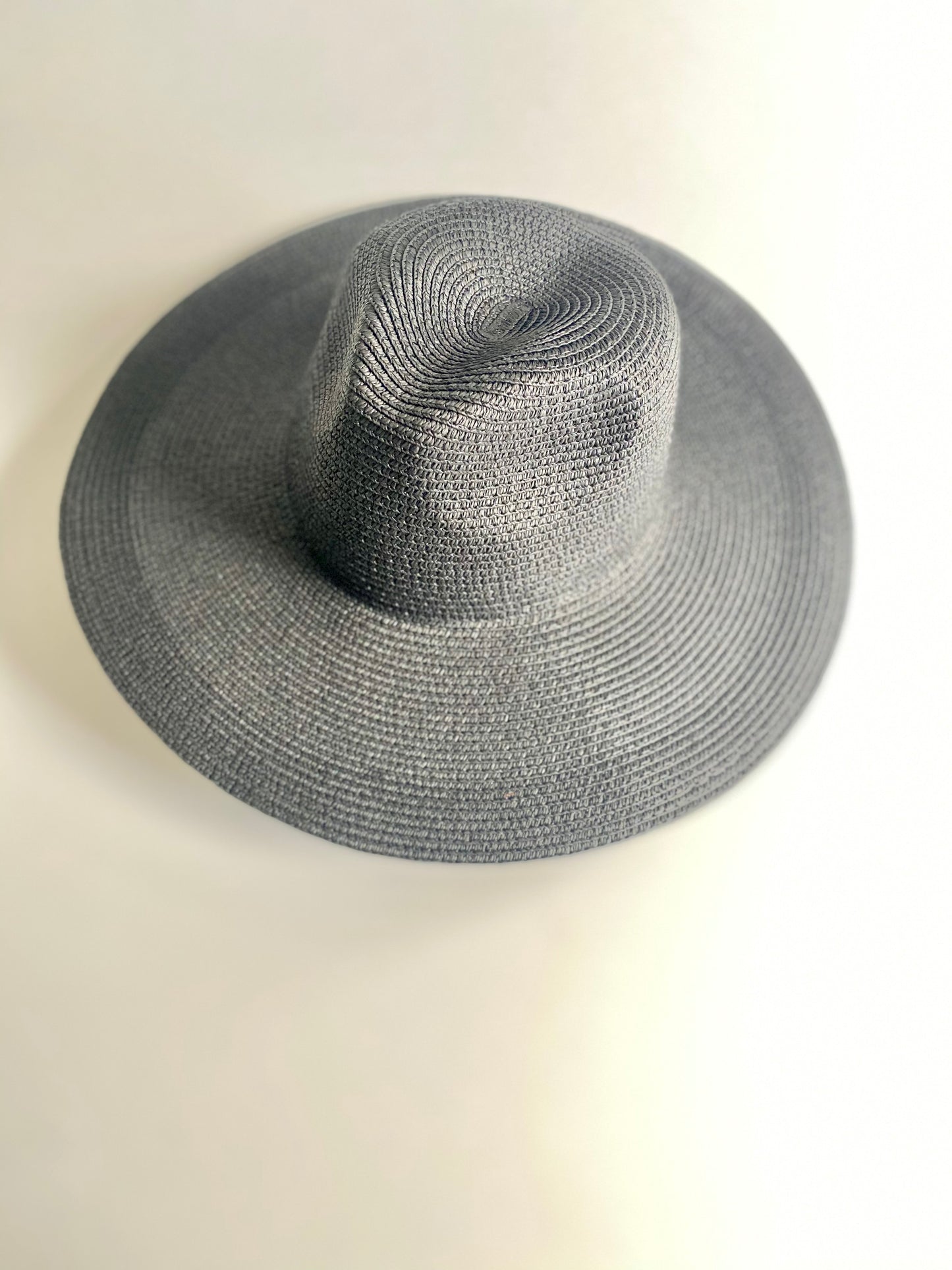 Summer Basics Wide Brim Fedora – Black