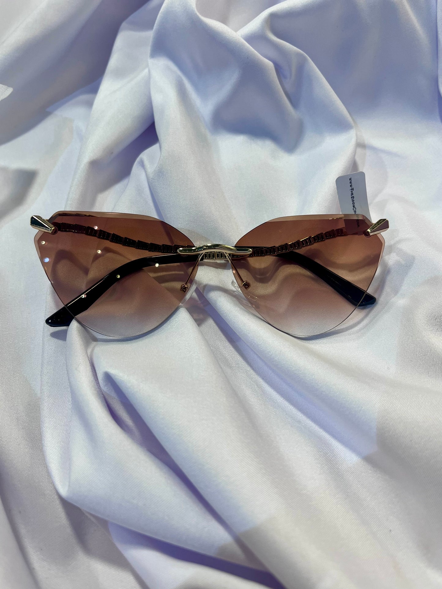 Selena Snake Cat-Eye Sunglasses
