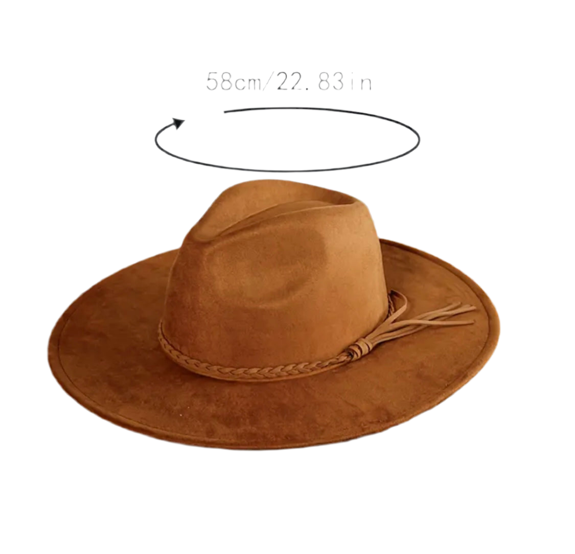 Saddle Suede Cowboy Hat – Adjustable