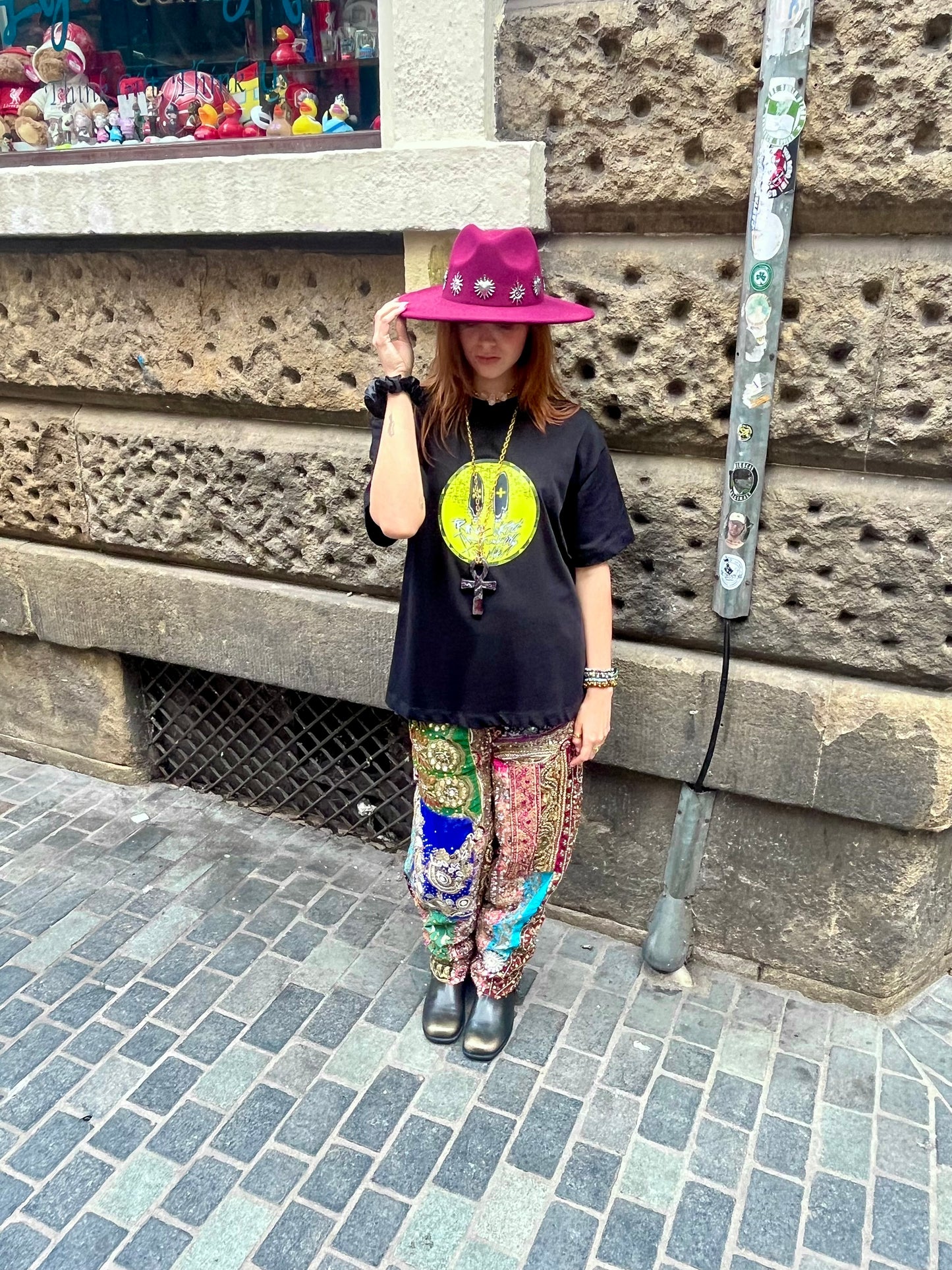 Solaris Burgundy Sun Fedora