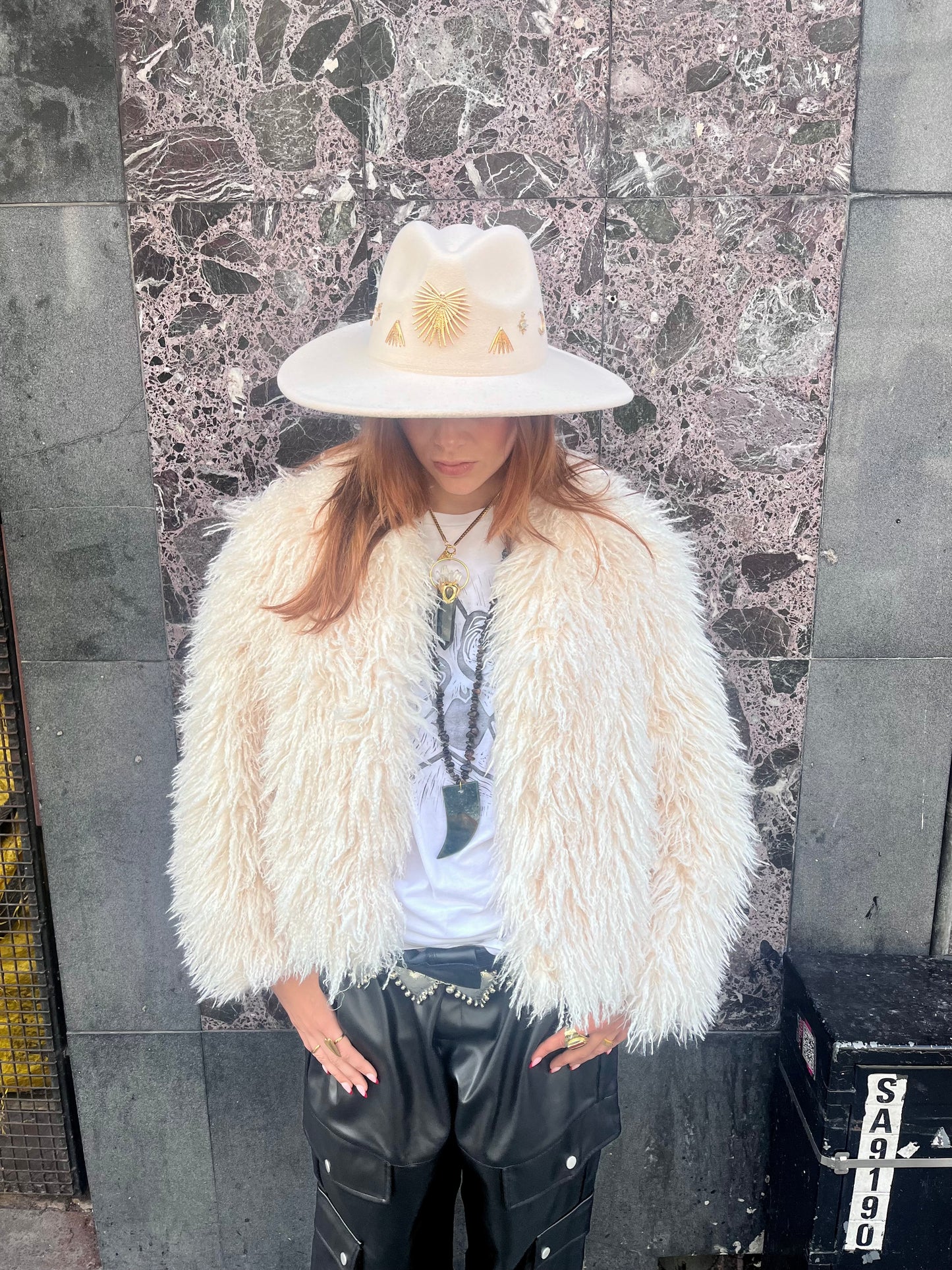 Cream Celestial Fedora – Moon Dance Collection
