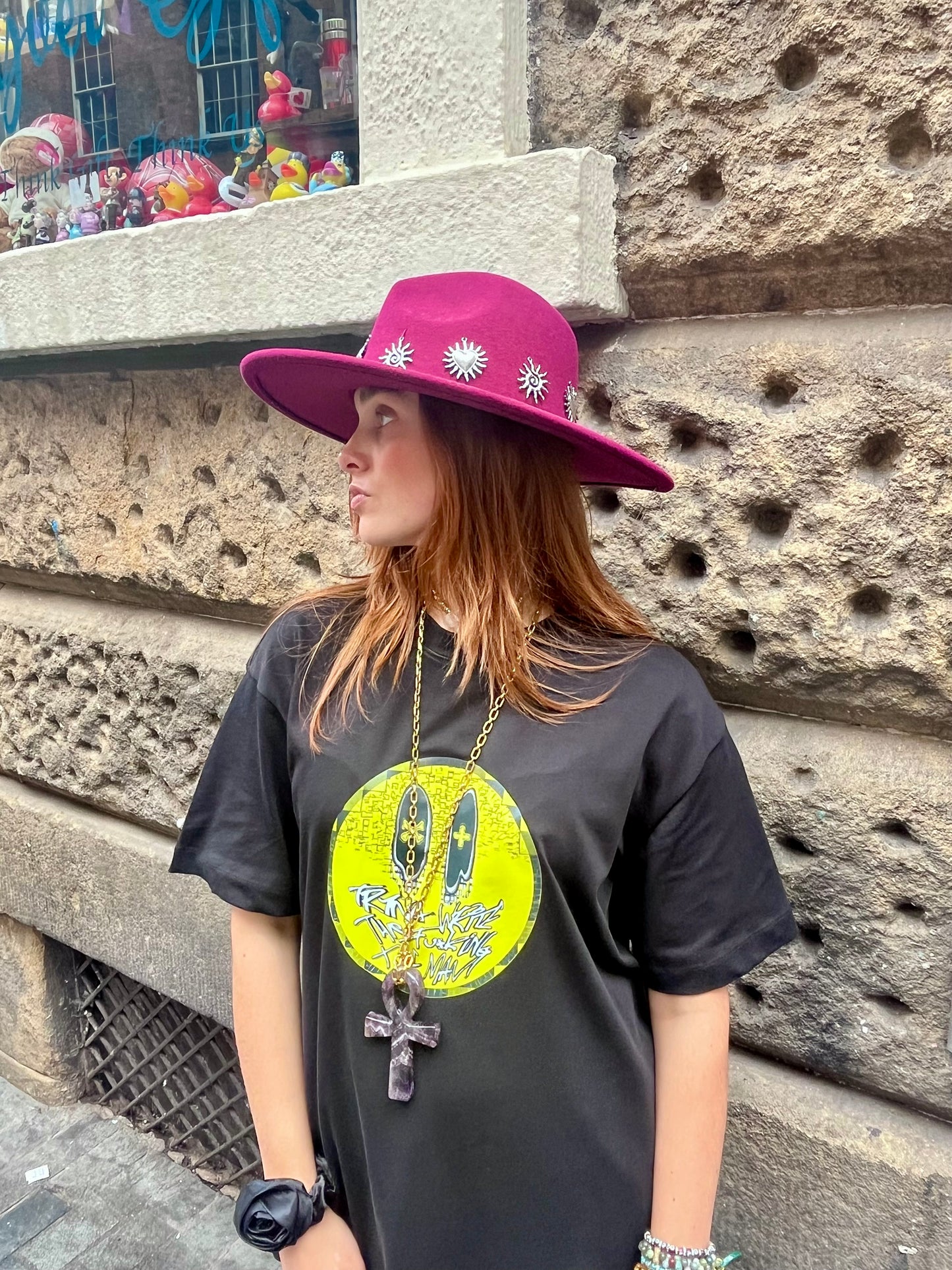 Solaris Burgundy Sun Fedora