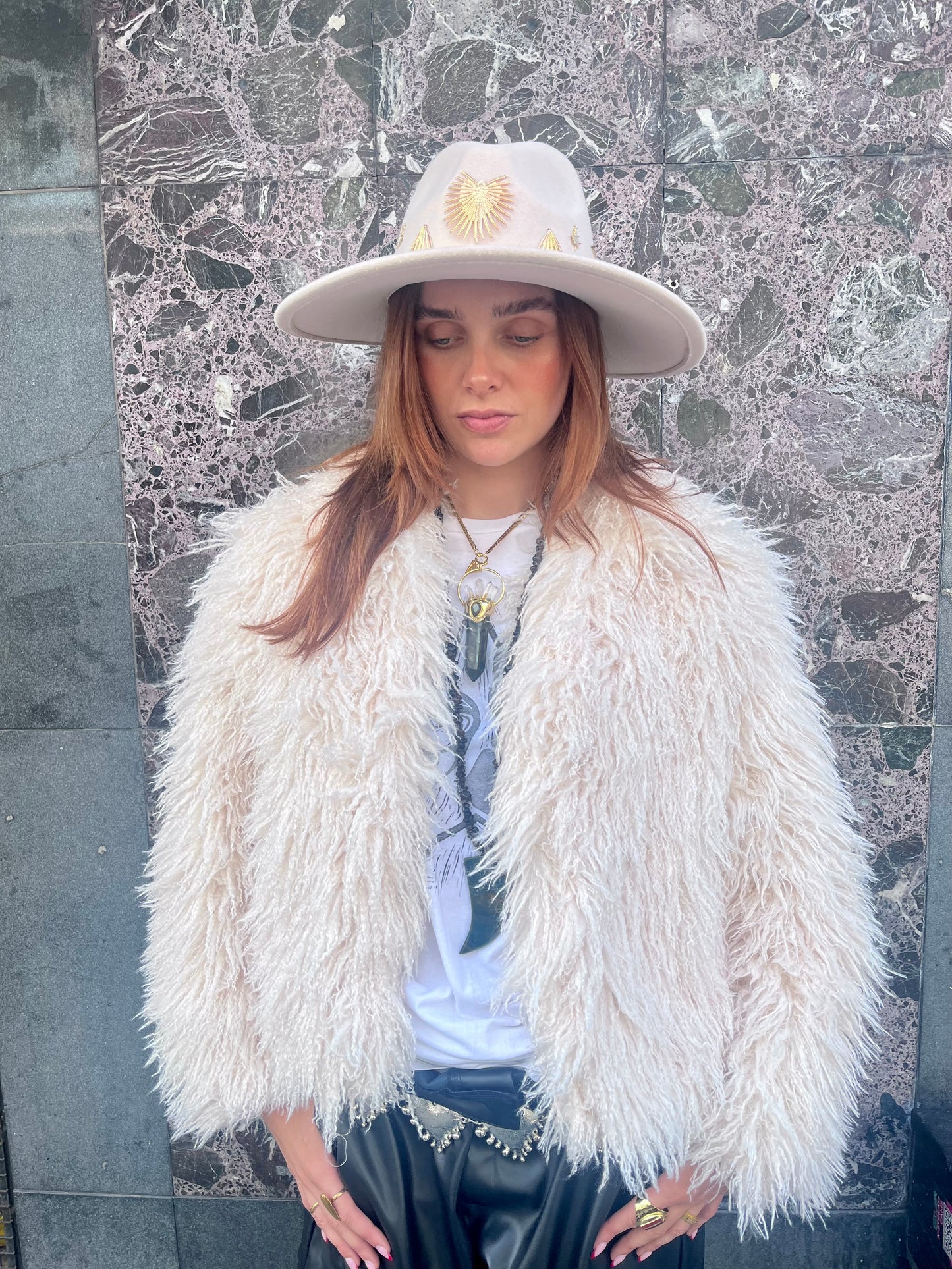 Cream Celestial Fedora – Moon Dance Collection