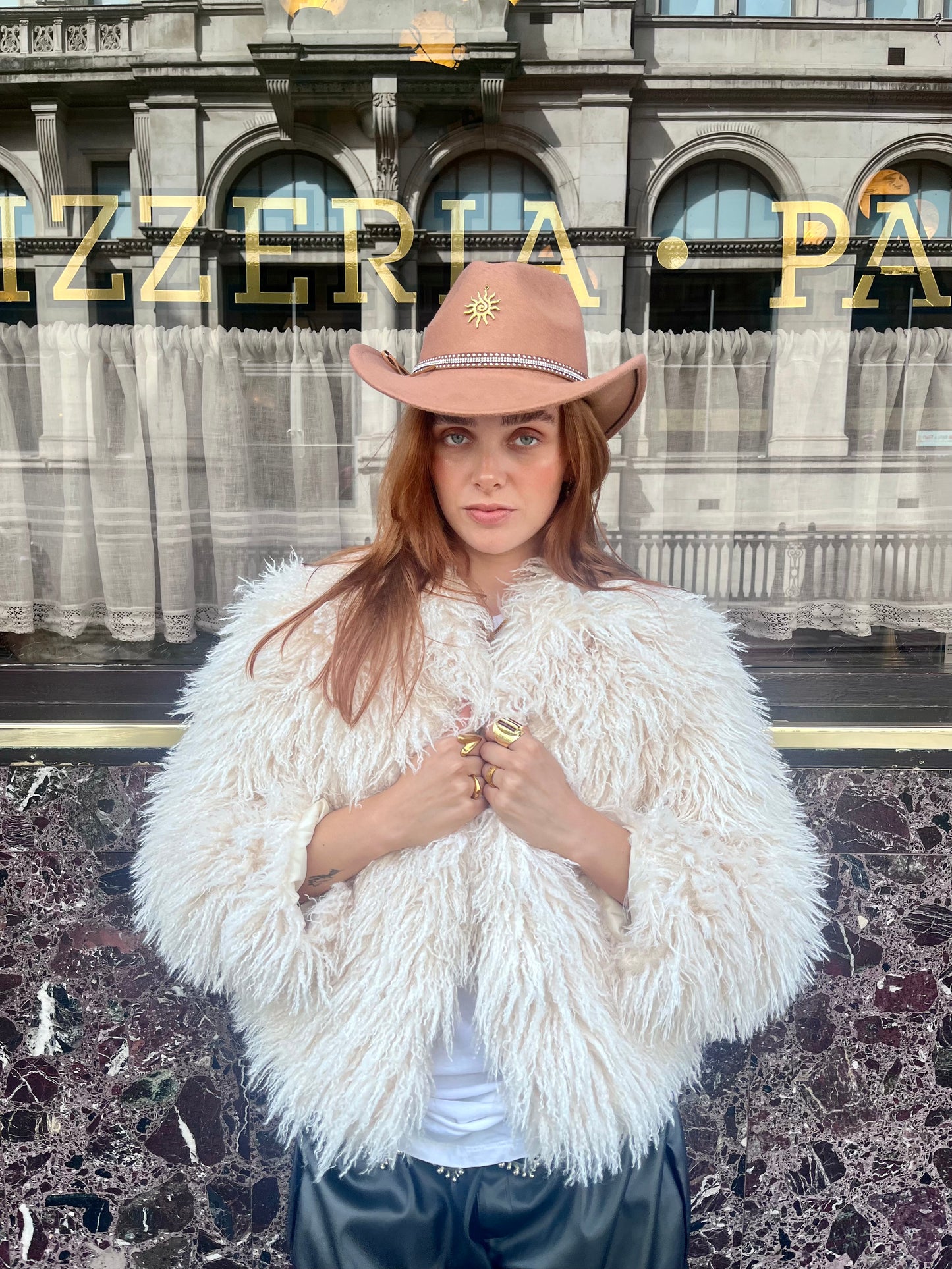 Tan Desert Dancer Cowboy Hat – Crystal Charm Trim