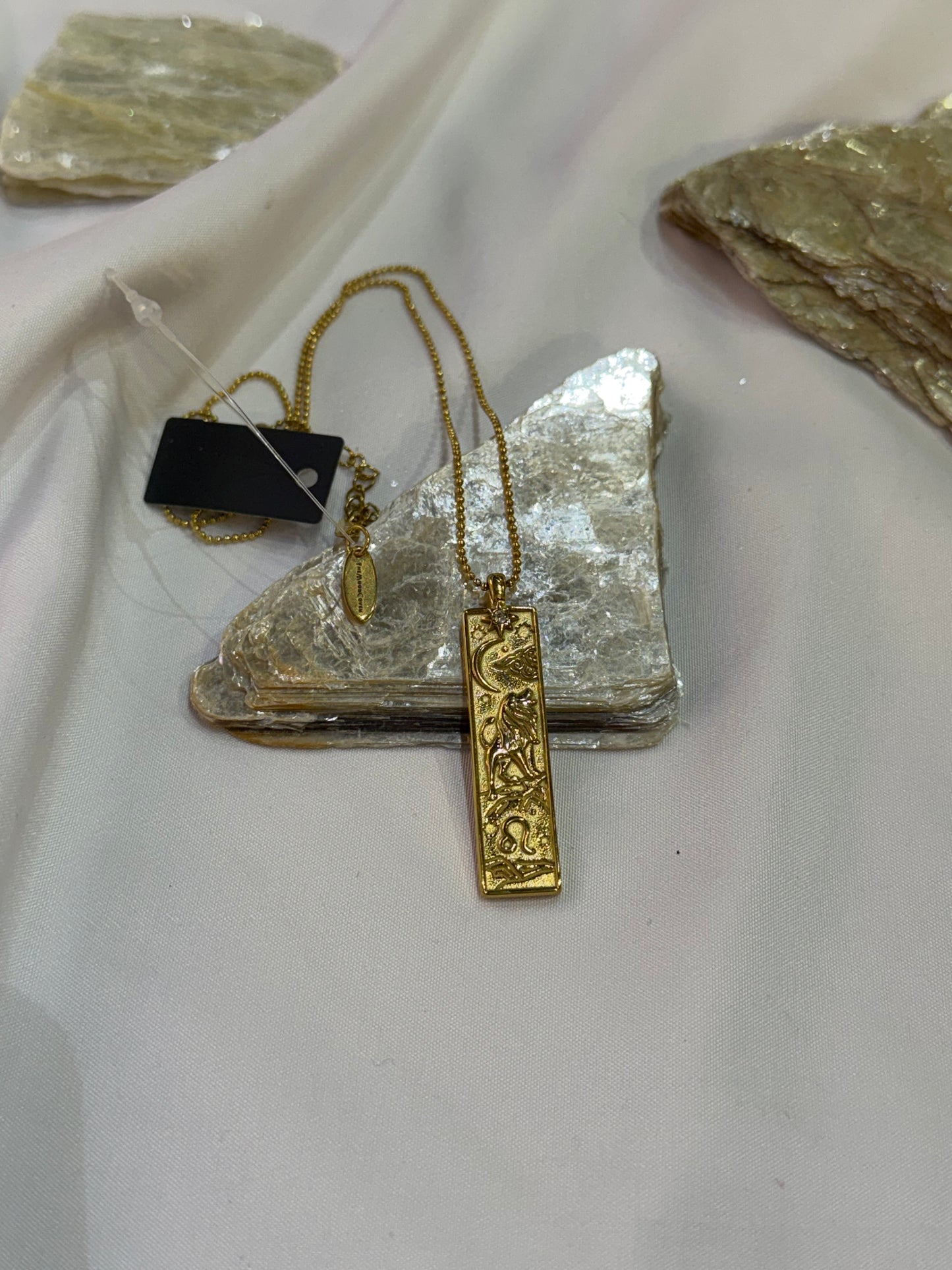 Leo Zodiac Amulet Necklace Gold & Silver Waterproof Stainless Steel