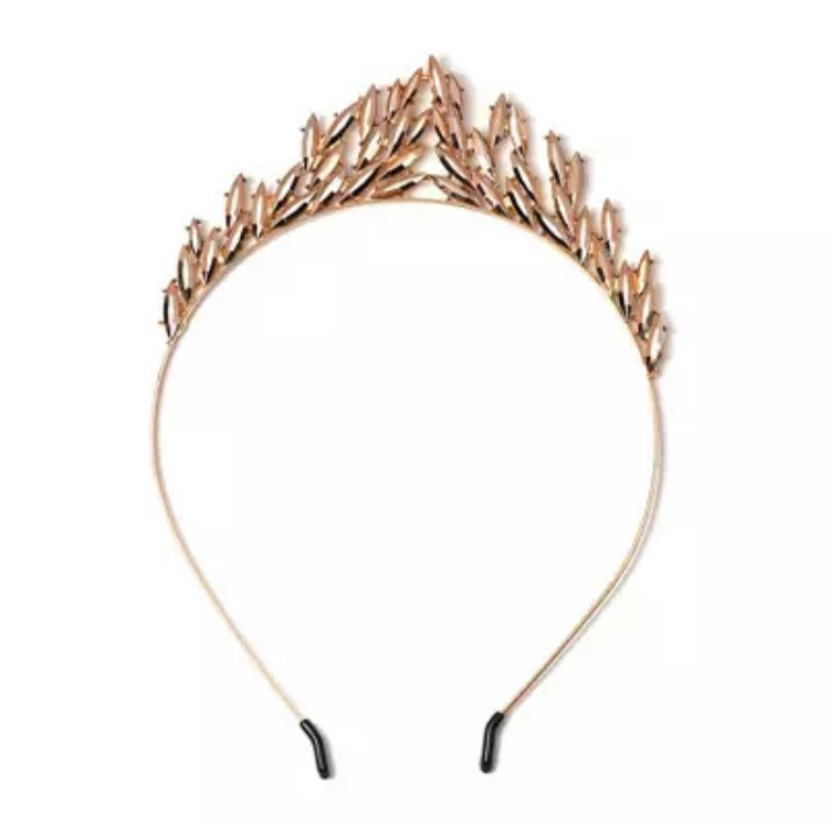 Rainbow crystal tiara