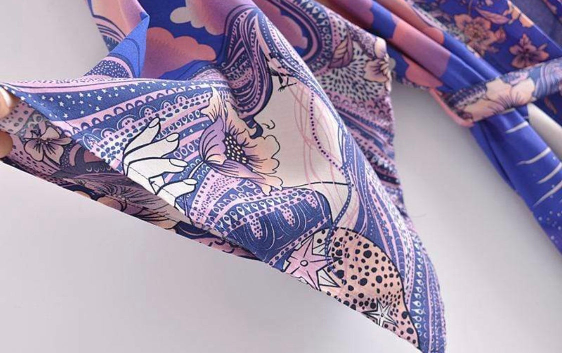 Luna Midnight Moon kimono robe