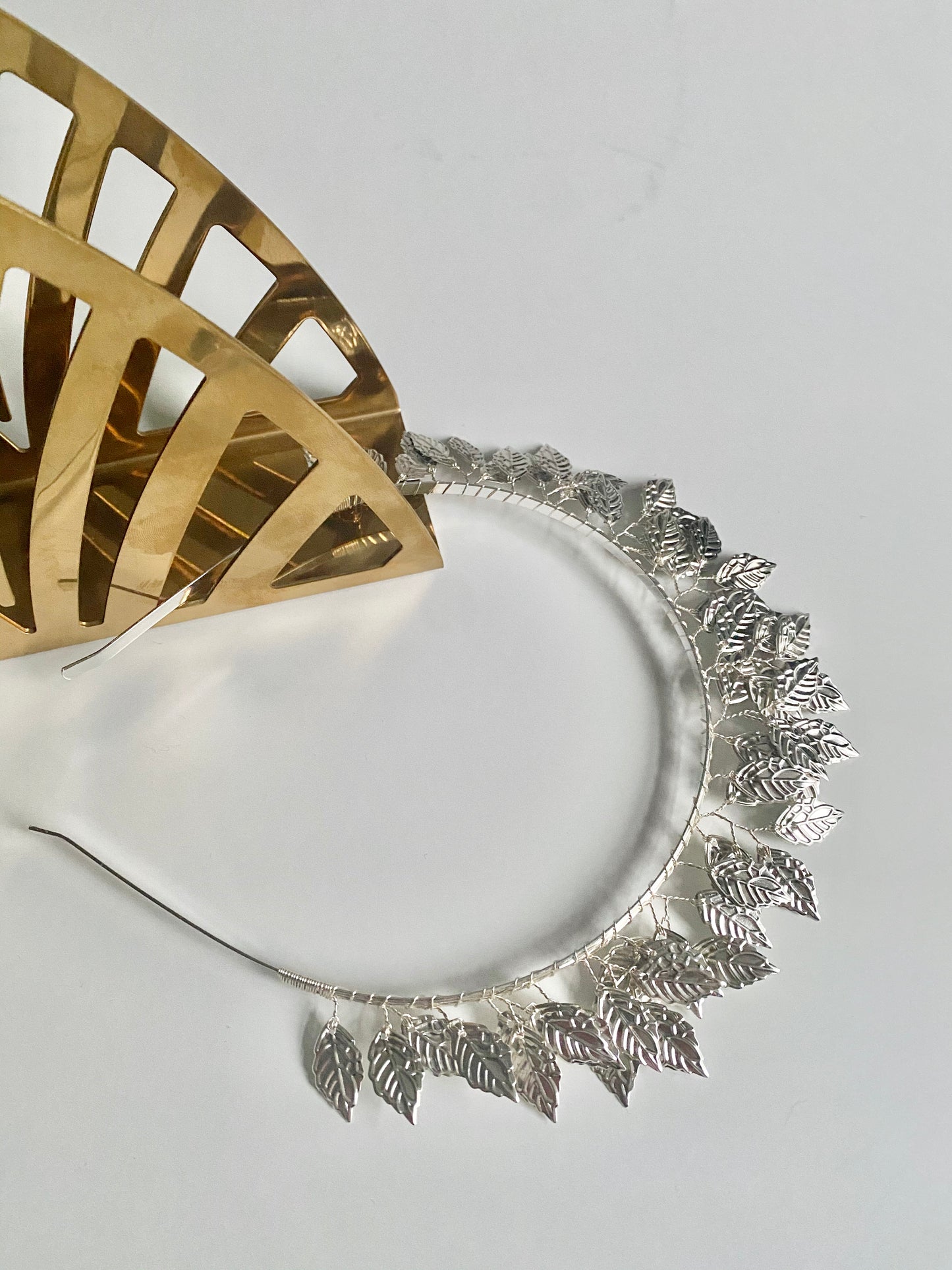 Gold leaf headband