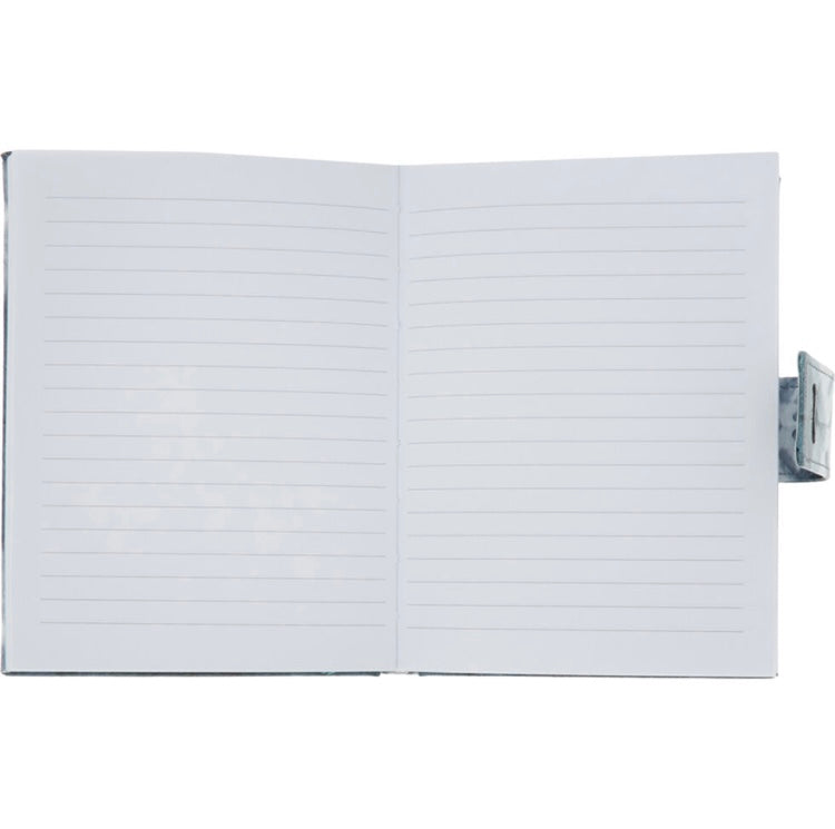 Tie dye lock and key journal notebook