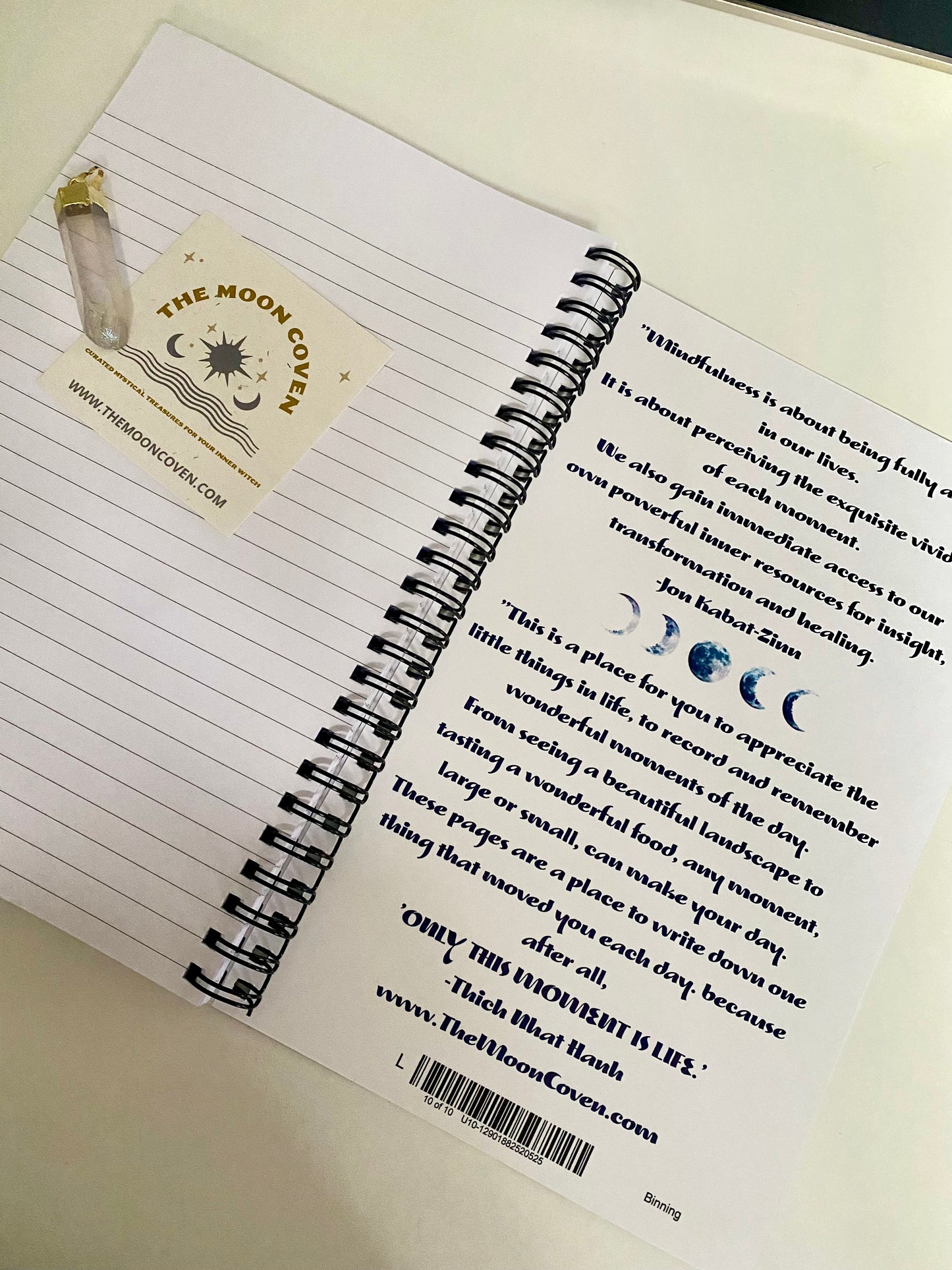 The Moon Coven constellation journal notebook