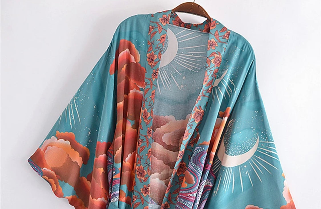 Nova Moon rise robe kimono coverup