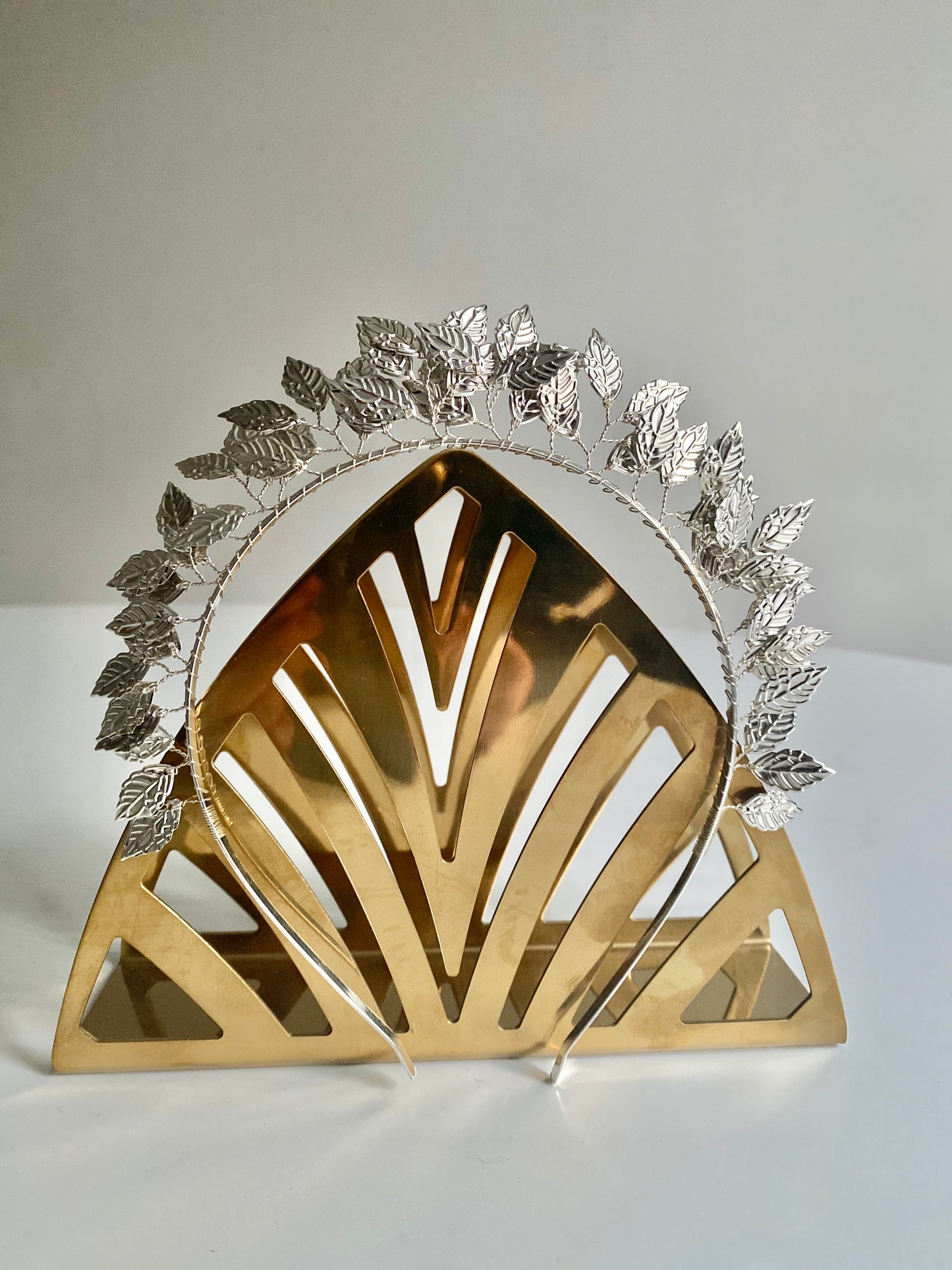 Gold leaf headband