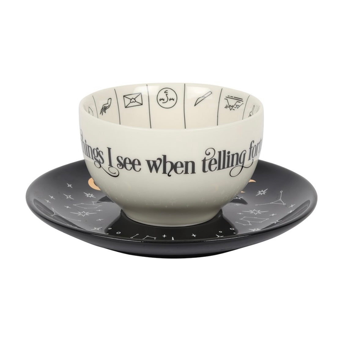 Fortune tellers tea cup