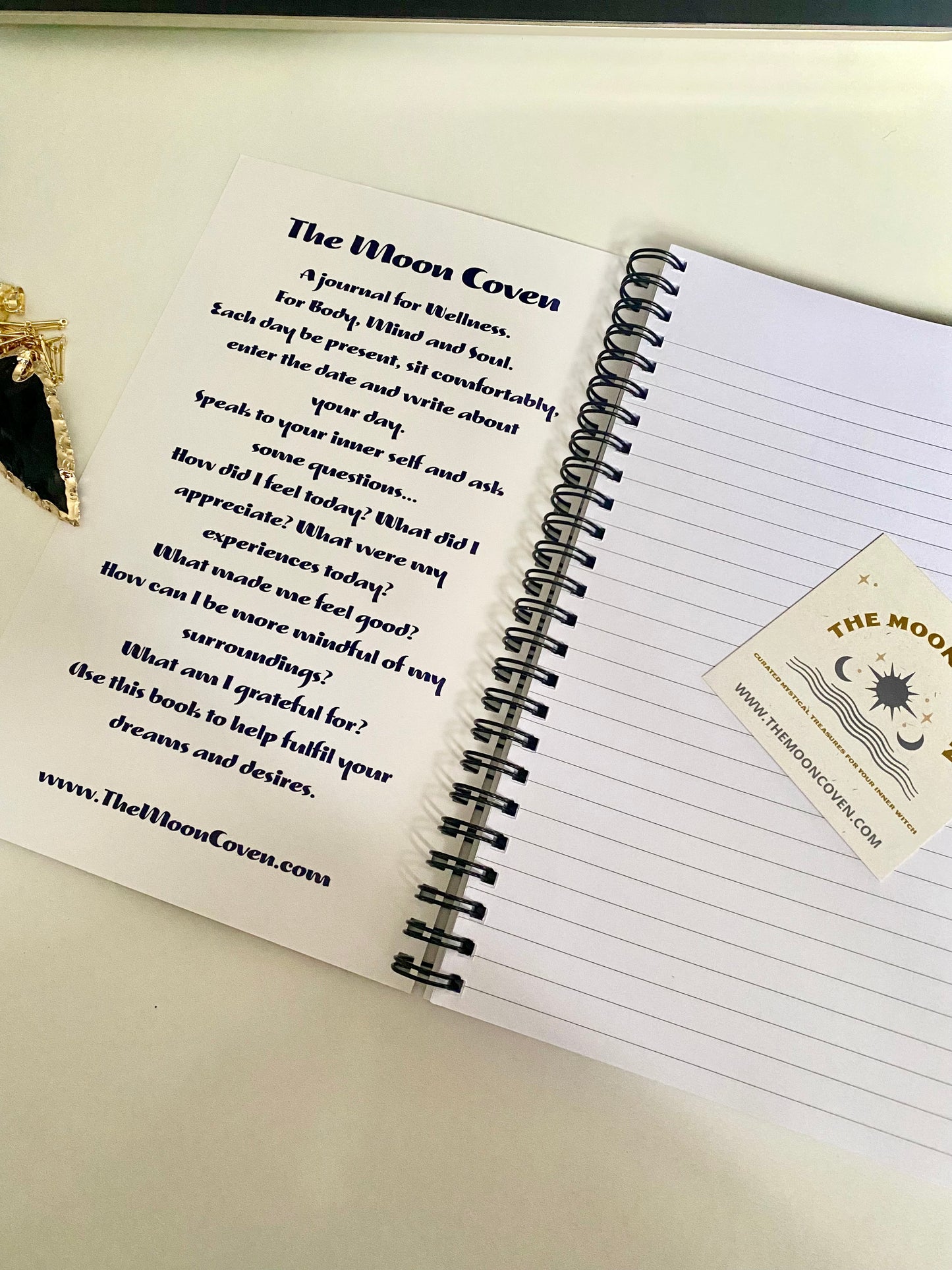The Moon Coven constellation journal notebook