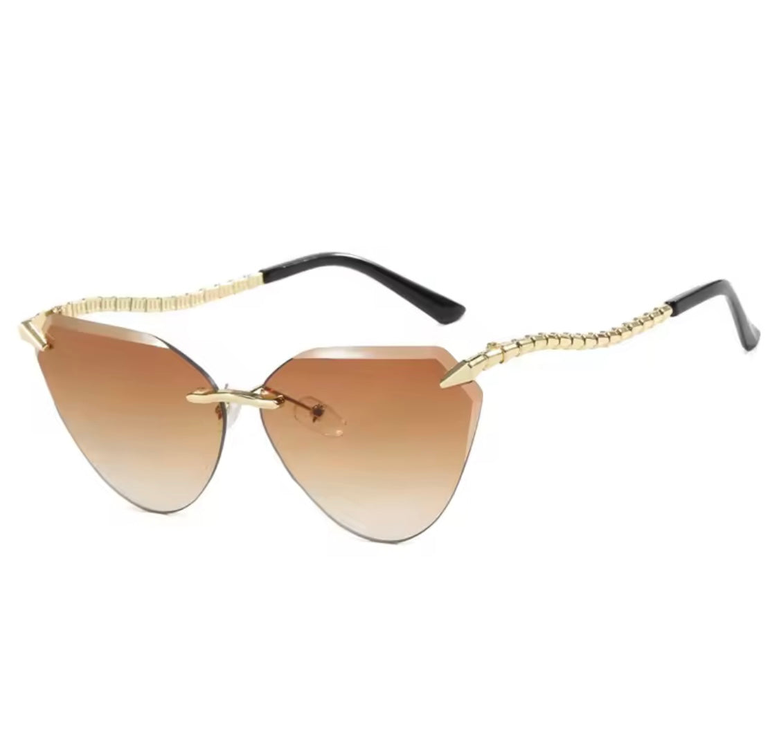 Selena Snake Cat-Eye Sunglasses