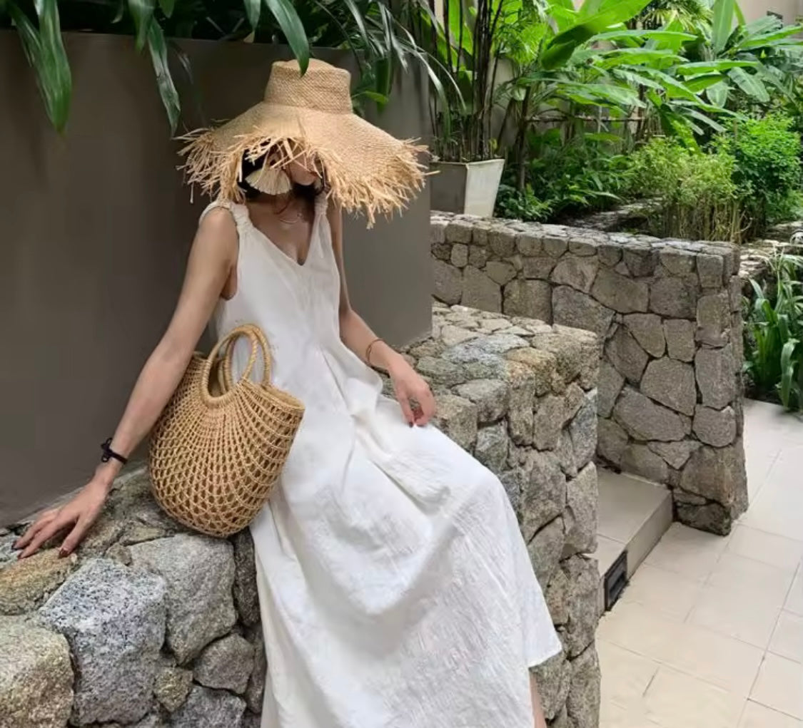 Wild Shores Fringe Straw Hat