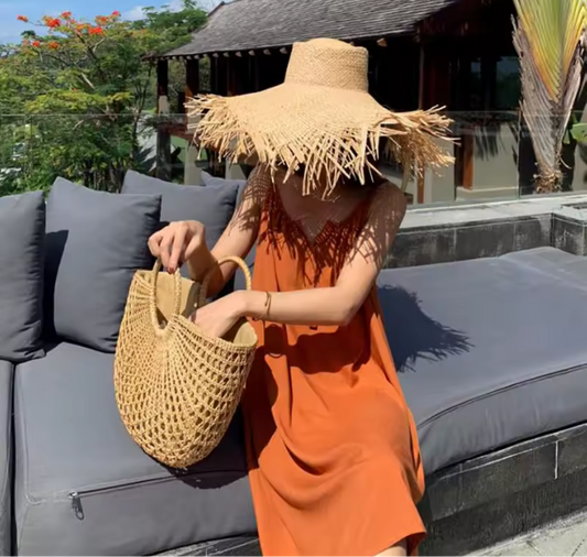 Wild Shores Fringe Straw Hat