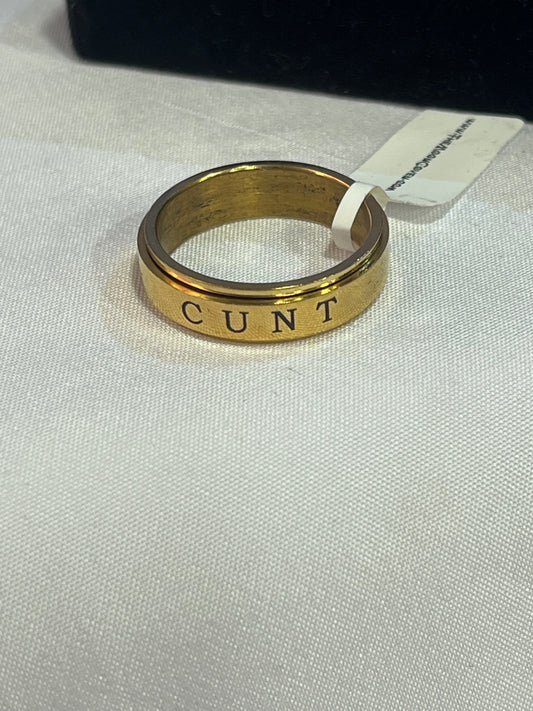 C*UNT Spinner Ring Gold– Stainless Steel