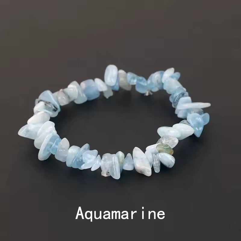 Aquamarine Stretch Bracelet