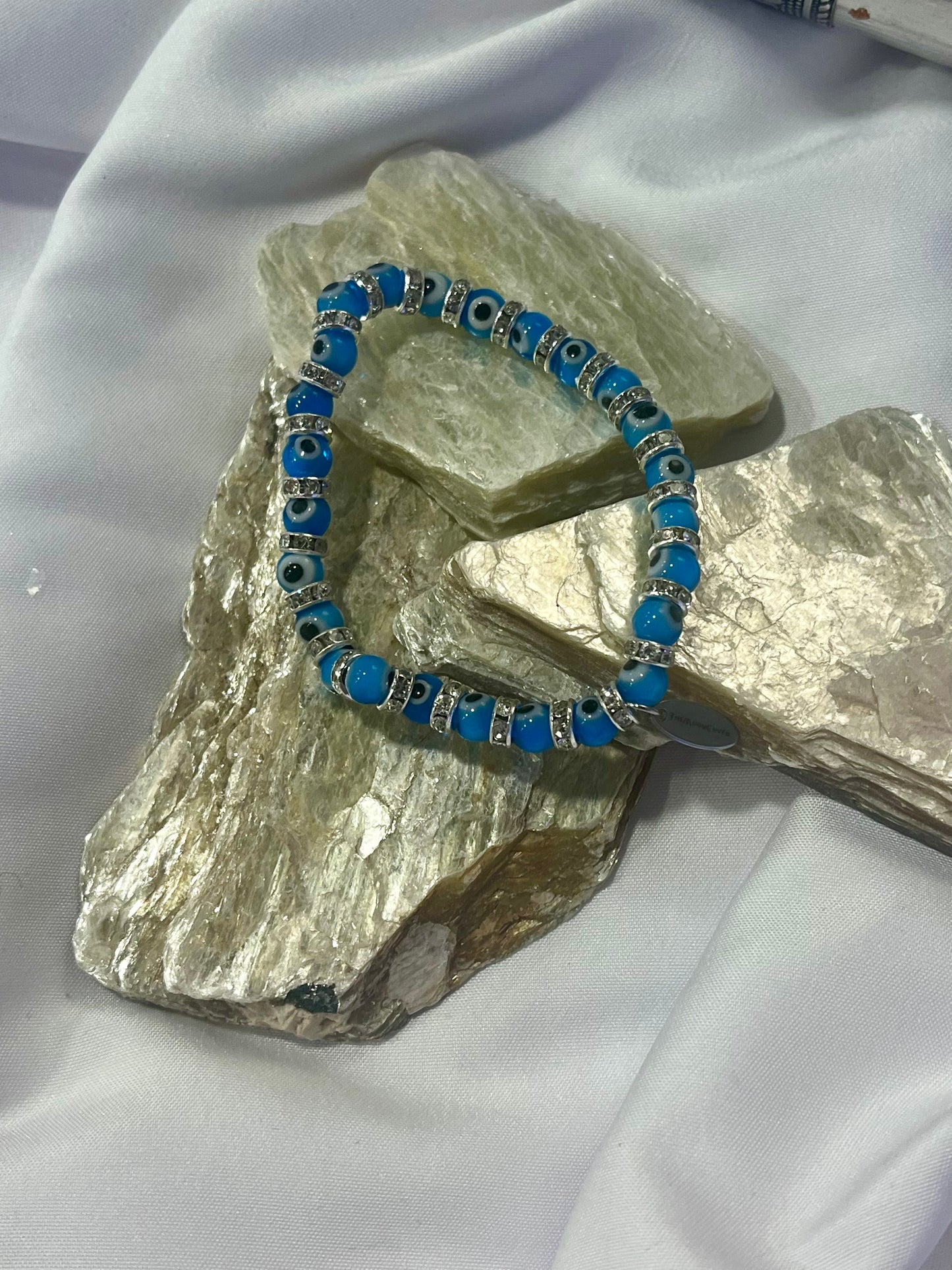 💙 Blue Evil Eye Protection Bracelet – Calm, Clarity & Spiritual Shielding