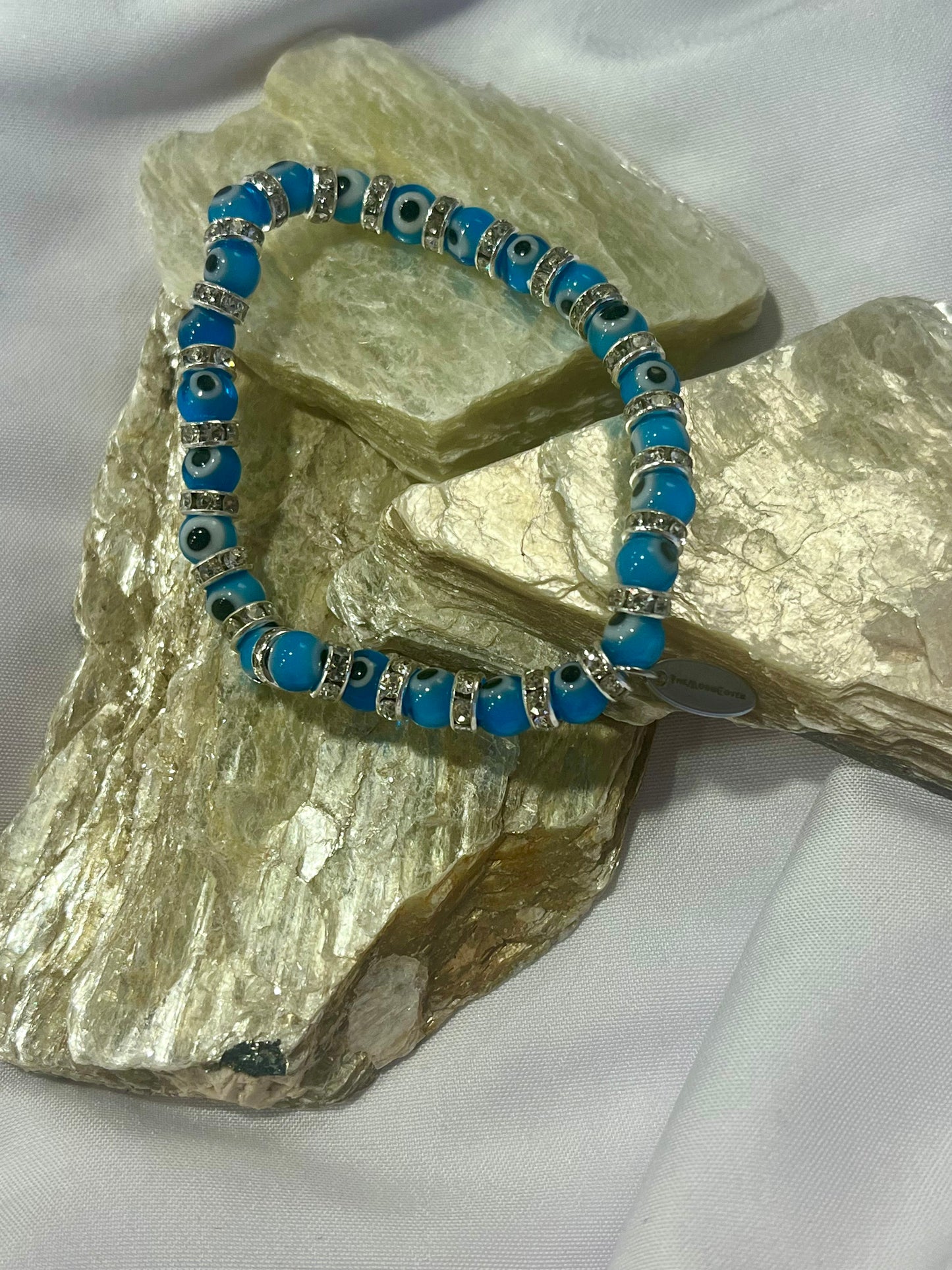 💙 Blue Evil Eye Protection Bracelet – Calm, Clarity & Spiritual Shielding