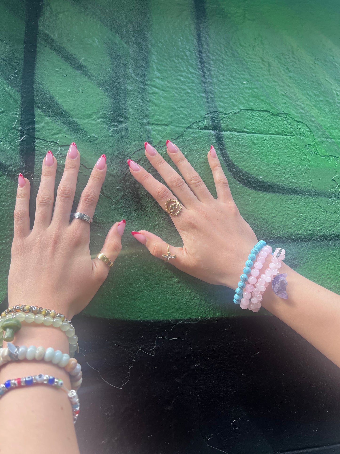 Amazonite Mushroom Bracelet – Calm, Balance & Nature Energy